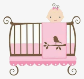 #babygirl #baby #crib - Baby Shower Crib Png, Transparent Png, Free Download