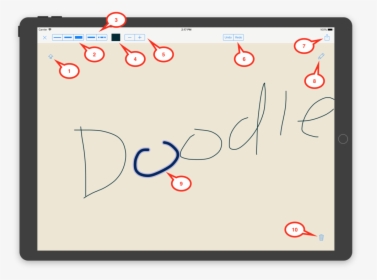 Doodle - Tablet Computer, HD Png Download, Free Download