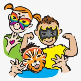 Face Painting Clip Art Free, HD Png Download, Free Download