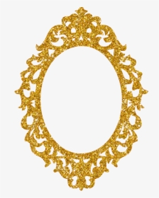 Transparent Gold Glitter Frame Png - Frame Silhouette, Png Download, Free Download