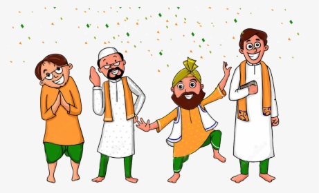 Information On India Religions - Independence Day Clipart India, HD Png Download, Free Download