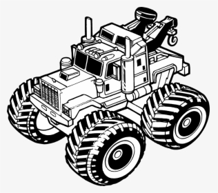 Clip Arts Related To - Toy Truck Clipart Black And White, HD Png Download, Free Download