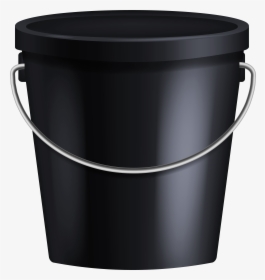 Black Bucket Png Clipart, Transparent Png, Free Download