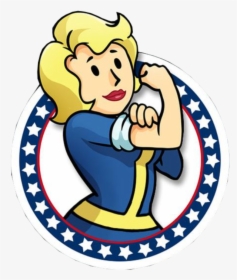 Fallout Shelter Fallout 2 Fallout - Fallout 76 Vault Girl, HD Png Download, Free Download