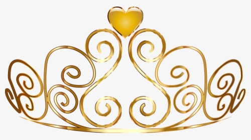 Tiara, Crown, Female, Woman, Royal, Jewelry, Wear, - Transparent Background Gold Princess Crown, HD Png Download, Free Download