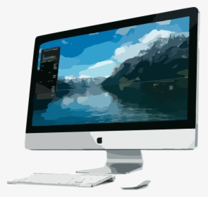 Computer, Apple Inc, Monitor, Screen, Flat Screen - Apple Imac 27, HD Png Download, Free Download