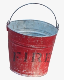 Fire Bucket Png Image Background - Storage Basket, Transparent Png, Free Download