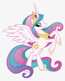 Rainbow Little Pony My Celestia Rarity Dash Clipart - Celestia My Little Pony, HD Png Download, Free Download