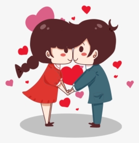 Valentine"s Day Cute Little Couple Png Image Free Download - Love Romantic Valentine Day, Transparent Png, Free Download