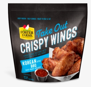 Korean Bbq Crispy Wings - Foster Farms Crispy Chicken Wings Take Out Korean Style, HD Png Download, Free Download