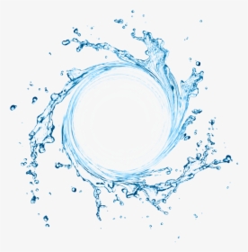 Transparent Burbujas De Agua Png - Water Splash Circle Png, Png Download, Free Download