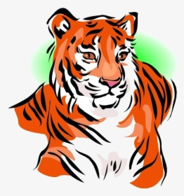 Tiger Bengal Clipart Cat Roar Clip Art Free Transparent - Begins With Letter T, HD Png Download, Free Download