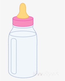 Baby Bottle Pink Clipart Bottles Infant Clip Art Transparent - Pink Baby Bottle Clipart, HD Png Download, Free Download
