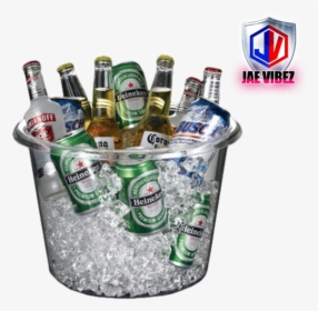 Beer In Ice Bucket, HD Png Download, Free Download