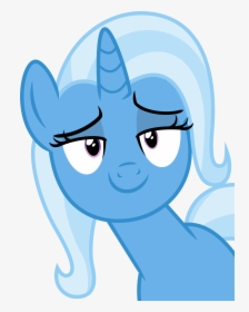 Pinkie Pie Pony Trixie Hair Blue Face Nose Facial Expression - Smug Pony, HD Png Download, Free Download