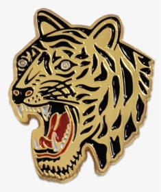 Gold "blue Arms Tiger - Gold Tiger Transparent, HD Png Download, Free Download