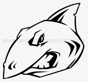 Dva Drawing Shark Head - Shark Head Clip Art, HD Png Download, Free Download