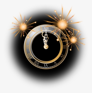 Free New Year Clock Clip Art - Happy New Year 2018 Gif, HD Png Download, Free Download