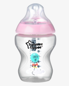 Closer To Nature Decorated Baby Feeding Bottles Pink - Tommee Tippee Loved Up Bottle, HD Png Download, Free Download