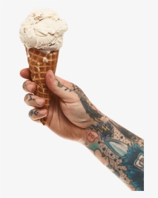 Hand With Ice Cream Png, Transparent Png, Free Download