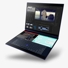 Dual-screen Laptops - Asus Double Screen Laptop, HD Png Download, Free Download
