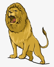 Lion - Roaring - Drawing - Draw A Lion Roaring, HD Png Download, Free Download