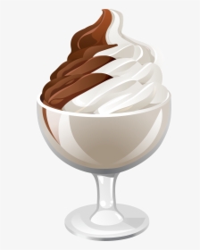 Ice Cream Sundae Png Clip Art - Ice Cream Sundae Emoji Png, Transparent Png, Free Download