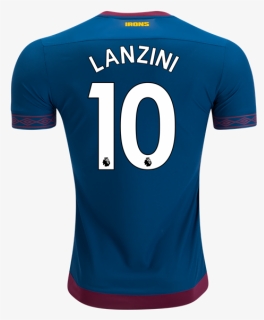 Manuel Lanzini West Ham 2018-2019 Away Jersey - Sports Jersey, HD Png Download, Free Download