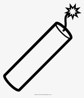 Dynamite Coloring Page, HD Png Download, Free Download