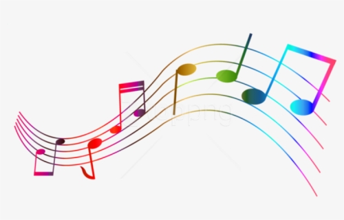 Free Png Download Transparent Colorful Notes Png Images - Colorful Musical Symbols, Png Download, Free Download