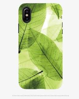 Iphone Green Leaf Stylish New Designed Hard Phone Cases - Leaf, HD Png Download, Free Download