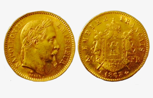 Napoleon Iii 20 Francs 1863 - Coin, HD Png Download, Free Download