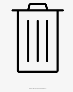 Trash Can Coloring Page - Optical Illusions For Kids, HD Png Download, Free Download