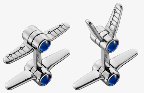 Transparent Biplane Png - Cartier Biplane Cufflinks, Png Download, Free Download