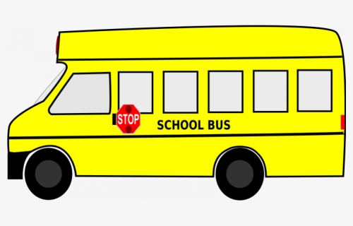 Yellow School Bus Vector Graphics - School Bus Clip Art, HD Png Download, Free Download