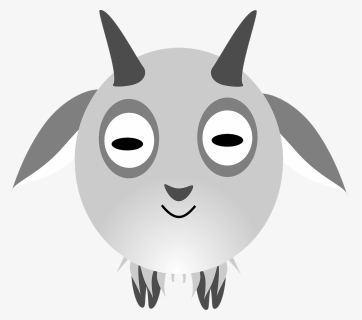 Cartoon Goat Face Clipart - Cartoon Face Goats, HD Png Download, Free Download