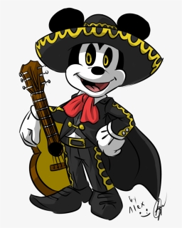 Mouse Clipart Mexican - Mickey Mouse Charro Cartoon, HD Png Download, Free Download
