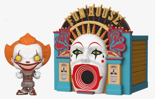 Demonic Pennywise With Funhouse Pop - Pennywise With Funhouse Pop, HD Png Download, Free Download