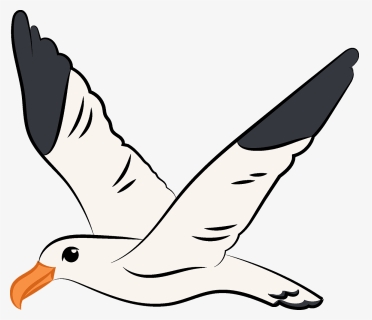 Flying Seagull Clipart - Flying Seagull Clip Art, HD Png Download, Free Download