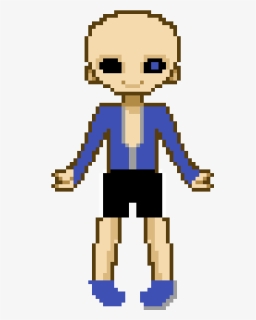 Sans In Person - Pixel Grids For Minecraft, HD Png Download, Free Download
