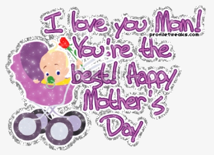 Free Png You Are The Best Happy Mother"s Day-dg123387 - Love You Mom, Transparent Png, Free Download