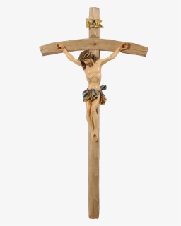 Vintage Wood Italian Crucifix , Png Download - Cross Crucifix, Transparent Png, Free Download