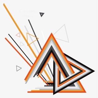 Block Vector Abstract - Triangle Geometric Abstract Design, HD Png Download, Free Download