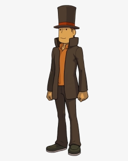 Thumb Image - Professor Layton Vs Ace Attorney, HD Png Download, Free Download