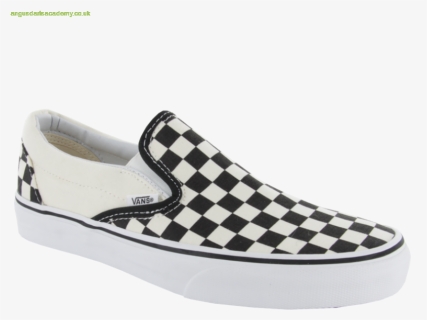 Teal Checkered Slip On Vans, HD Png Download, Free Download