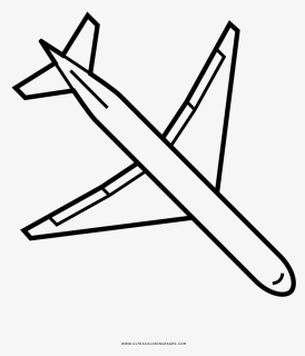 Dibujo De Avi& - Airplane Drawing Transparent Background, HD Png Download, Free Download