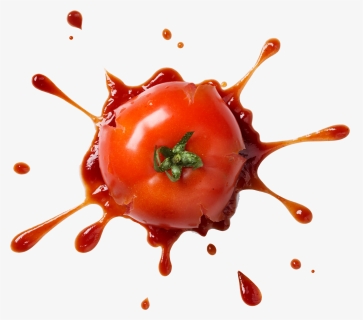Ketchup Splash Png - Tomato Sauce Png, Transparent Png, Free Download