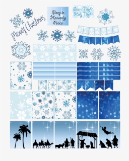 Transparent Sticker Clipart - Free Printable Winter Planner Stickers, HD Png Download, Free Download