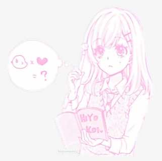 #anime #manga #girl #cute #kawaii #pink #japanese #comics - Illustration, HD Png Download, Free Download