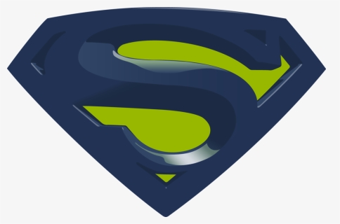 Superman Logo In Green , Png Download - Superman Logo Green Png, Transparent Png, Free Download